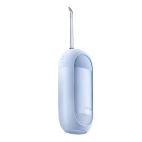 United States In Stock LANSON 310 IPX7 150ml Portable Foldable Electric Oral Care Irrigator Water Flosser (Color: Blue)