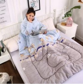 Winter Lazy Quilt with Sleeves (Option: 12)