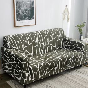 Printed Sofa Cushion Sofa Cover Sofa Cover (Option: V-2 seater)