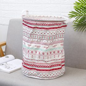 Household cloth dirty clothes basket (Option: Folk custom)