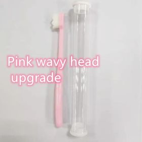 Micron Soft Toothbrush (Option: Pink wavy head upgrade)