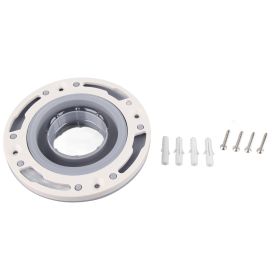 Toilet Flange Silicone and ABS Gray Universal Toilet Flange Replacement for 4in 5in Special 3in Waste Pipe (Option: as picture)