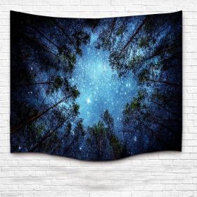 Foreign trade for home decoration wall hanging forest starry tapestry ins net red anchor models background cloth factory direct sales (Option: 150x230cm thick)