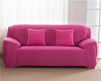 Solid Corner Sofa Covers Couch Slipcovers Elastica Material Sofa Skin Protector Cover Sofa Armchair (Option: 7-Three seat)