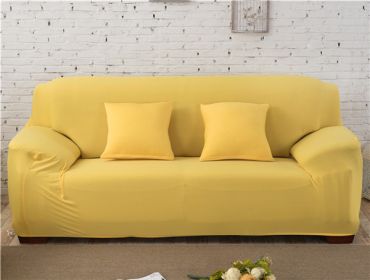 Solid Corner Sofa Covers Couch Slipcovers Elastica Material Sofa Skin Protector Cover Sofa Armchair (Option: 19-Two seat)