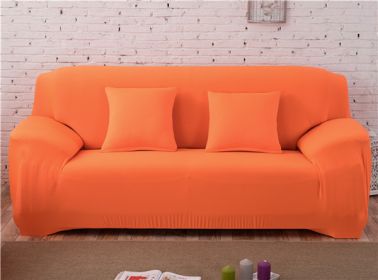 Solid Corner Sofa Covers Couch Slipcovers Elastica Material Sofa Skin Protector Cover Sofa Armchair (Option: 11-Three seat)