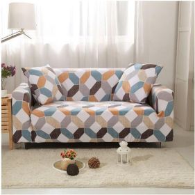 Elastic Universal Sofa Cover (Option: 3 style-Pillowcase 2pcs)