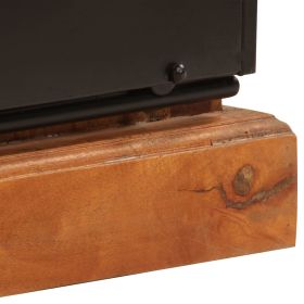 vidaXL TV Cabinet 110x30x45 cm Solid Reclaimed Wood (Option: as picture)