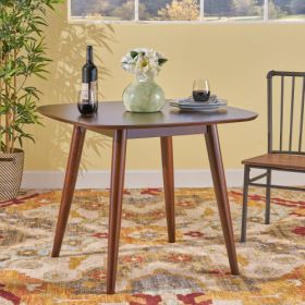 SQUARE DINNING TABLE (Option: Dark Walnut)