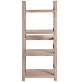 4 Shelf Bookcase Storage Shelves Plant Flower Stand Rack (Option: as picture)