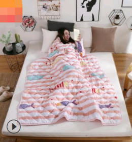 Winter Lazy Quilt with Sleeves (Option: F120X160CM)