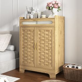 Wooden Coffee Bar Cabinet (Option: Wood)