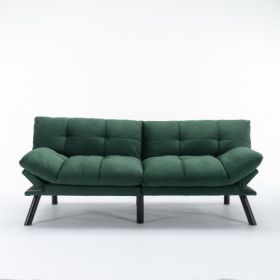 Emerald Convertible Folding Modern Sofa Bed (Option: Emerald)