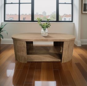 Walnut MDF And Oak Living Room Coffee Table (Option: ST2007L)