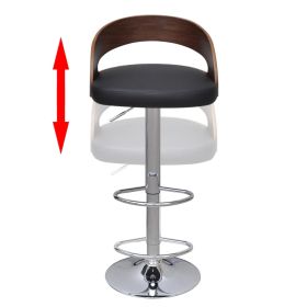 vidaXL Bar Stools 2 pcs Bent Wood (Option: as picture)