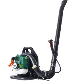 OSAKAPRO 52CC 2-Cycle Gas Backpack Leaf Blower With Extention Tube,green (Color: Green)